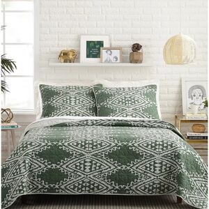 Final $! Set of 2 Jungalow Justina blakeney aisha king shams tribal green print